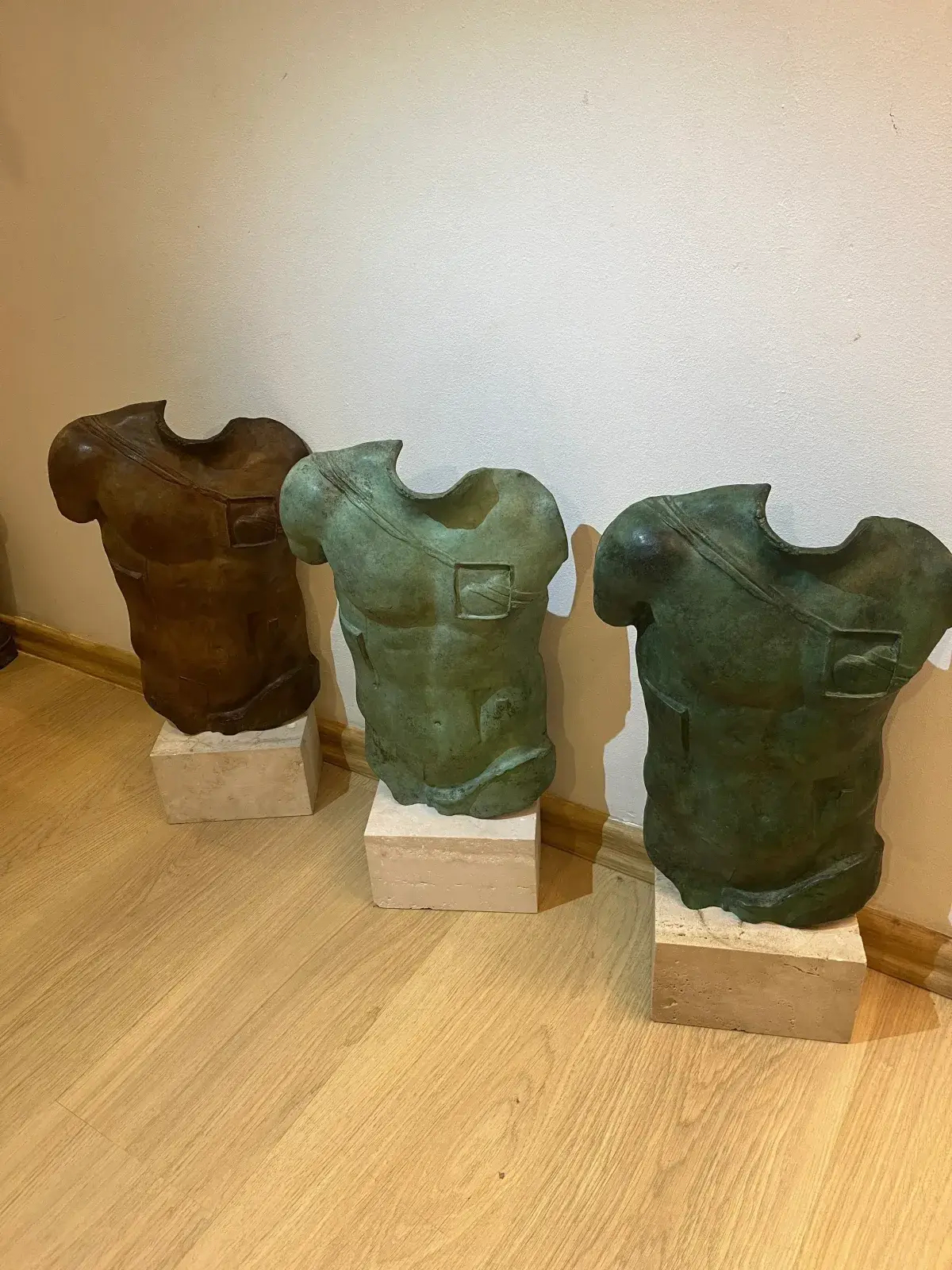 Persée (1988) three bronzes — Igor Mitoraj